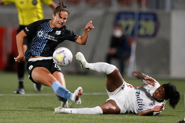 Canadian forward Evelyne Viens enjoying first taste of international soccer | iNFOnews.ca CP186515085