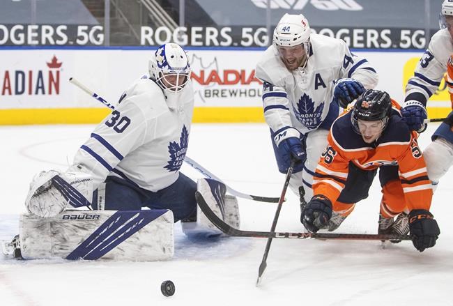 Michael Hutchinson earns 31-save shutout, Maple Leafs blank Oilers 3-0 | iNFOnews.ca Michael Hutchinson earns 31-save shutout, Maple Leafs blank Oilers 3-0 | iNFOnews.ca