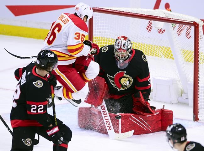 Gustavsson stops 35 shots in first NHL start to lead Senators to 2-1 win over Flames | iNFOnews.ca Gustavsson stops 35 shots in first NHL start to lead Senators to 2-1 win over Flames | iNFOnews.ca