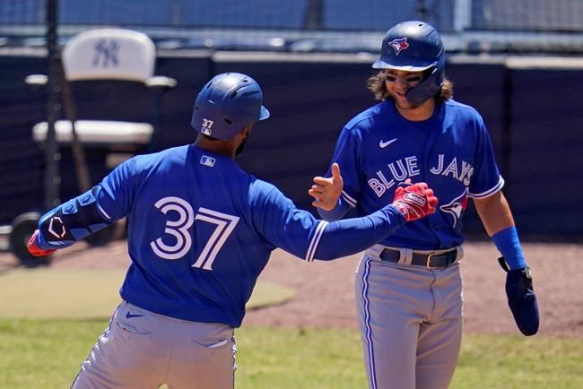 Bo Bichette belts two homers to lead Toronto Blue Jays to win over New York Yankees | iNFOnews.ca CP448790722