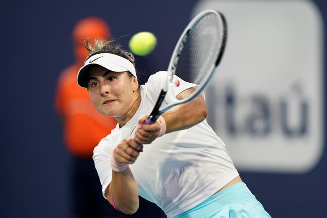 Canadian Bianca Andreescu edges American Amanda Anisimova, moves on at Miami Open | iNFOnews.ca