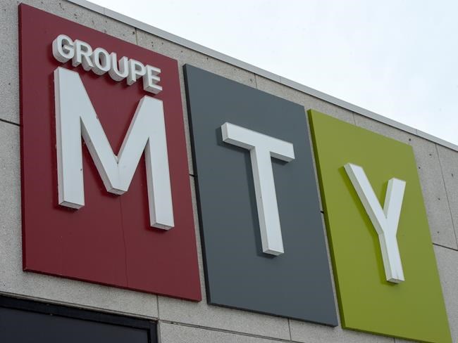 MTY Food Group profit slips amid drop in fast-food sales at malls and office towers | iNFOnews.ca CP113111538