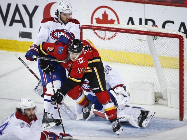Johnny Gaudreau scores twice for Calgary Flames in 5-2 win over Montreal Canadiens | iNFOnews.ca CP449199407