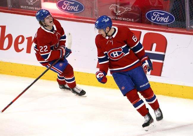Nick Suzuki scores twice for Canadiens in 5-3 win over slumping Jets | iNFOnews.ca