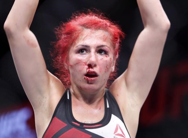 Veteran Canadian strawweight Randa Markos loses UFC bout by disqualification | iNFOnews.ca Veteran Canadian strawweight Randa Markos loses UFC bout by disqualification | iNFOnews.ca