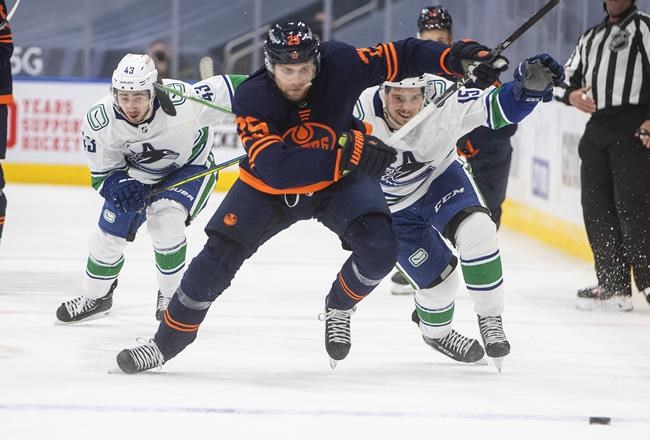 Canucks snap six-game losing skid with dominant 6-3 win over Oilers | iNFOnews.ca Canucks snap six-game losing skid with dominant 6-3 win over Oilers | iNFOnews.ca