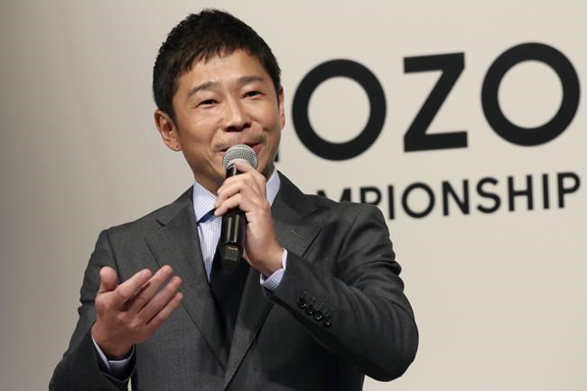 Japanese tycoon planning space station visit, then moon trip | iNFOnews.ca CP559243813