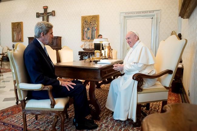 US climate envoy Kerry meets with pope on climate crisis | iNFOnews.ca