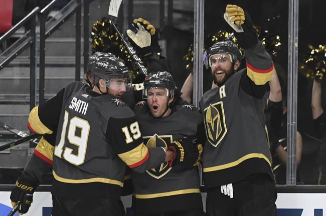 Tuch scores twice, Vegas beats Wild to even playoff series | iNFOnews.ca