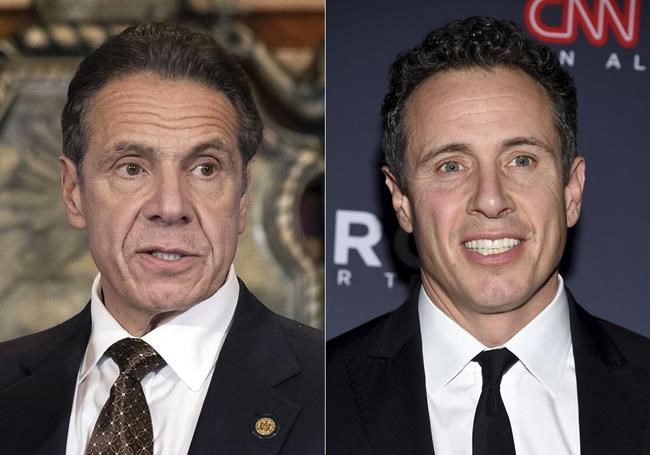 Report: Chris Cuomo advised brother on sex harassment claims | iNFOnews.ca CP726735518