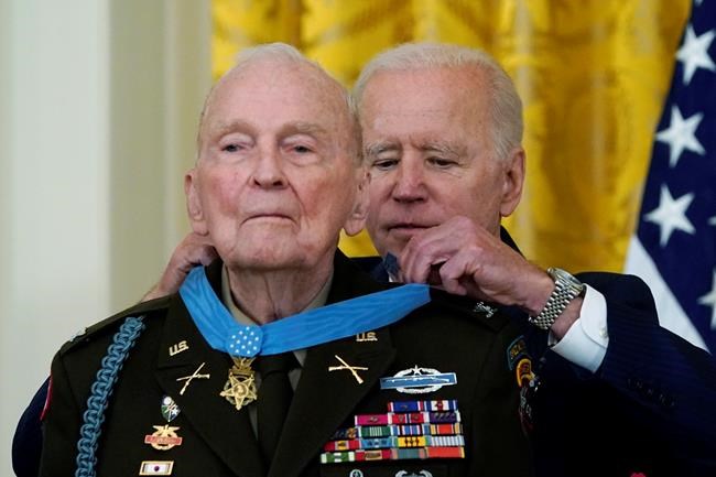 Biden bestows Medal of Honor on Korean War veteran | iNFOnews.ca
