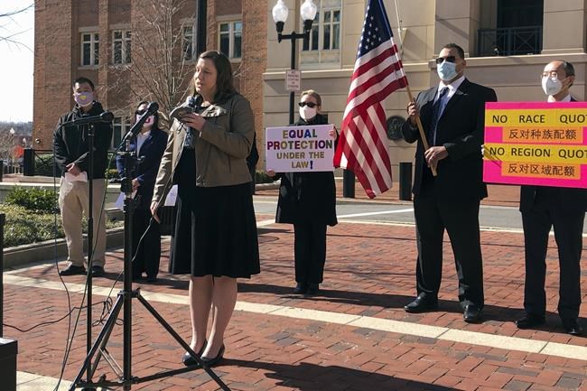 Suit alleging admissions discrimination moves forward in Va. | iNFOnews.ca CP2137228465