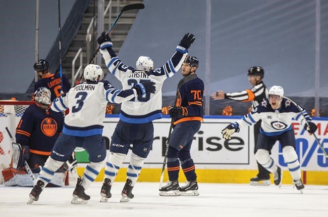 Stastny scores OT winner, Jets win both games in Edmonton for series lead | iNFOnews.ca Stastny scores OT winner, Jets win both games in Edmonton for series lead | iNFOnews.ca
