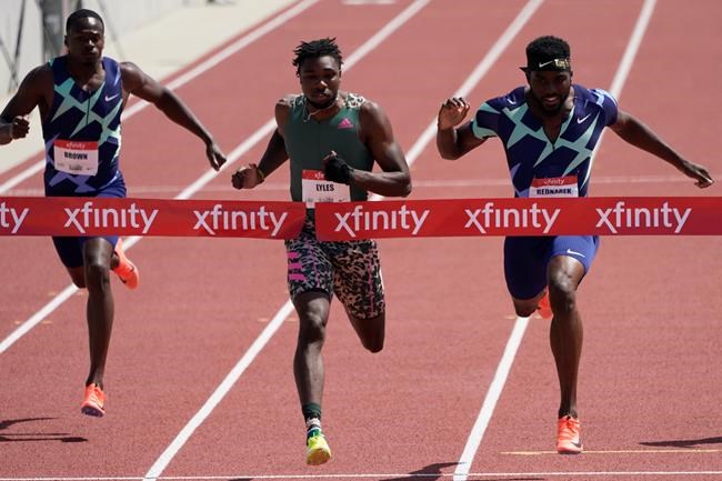Canada's Brown finishes second in 200 metres at Diamond League meet, De Grasse third | iNFOnews.ca