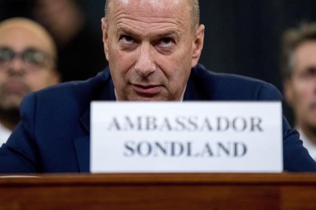 Key impeachment witness sues Pompeo over $1.8M in legal fees | iNFOnews.ca
