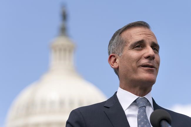 AP source: Biden picks LA mayor, envoy for ambassador posts | iNFOnews.ca