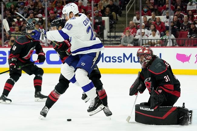 Goodrow helps Lightning beat Hurricanes 2-1 in series opener | iNFOnews.ca