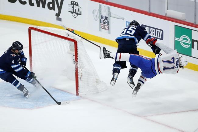 Jets forward Scheifele suspended four games for hit on Canadiens forward Jake Evans | iNFOnews.ca
