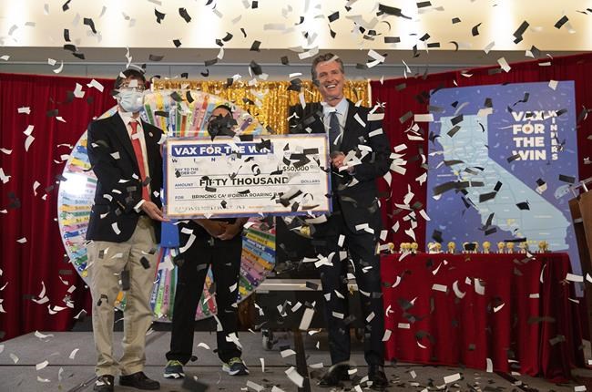 California draws 15 winners of $50,000 vaccine prizes | iNFOnews.ca California draws 15 winners of $50,000 vaccine prizes | iNFOnews.ca