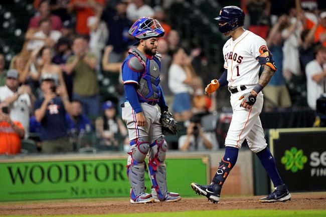 Altuve slam in 10th lifts Astros over Rangers on Baker B-day | iNFOnews.ca