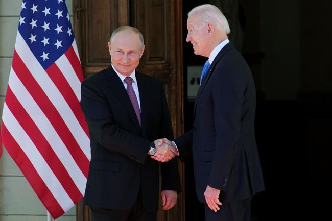 'Practical work' summit for Biden, Putin: No punches or hugs | iNFOnews.ca CP616750308