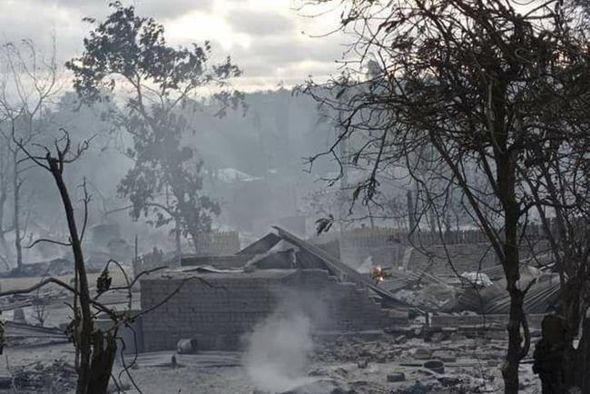 Resident: Junta burns Myanmar village in escalating violence | iNFOnews.ca