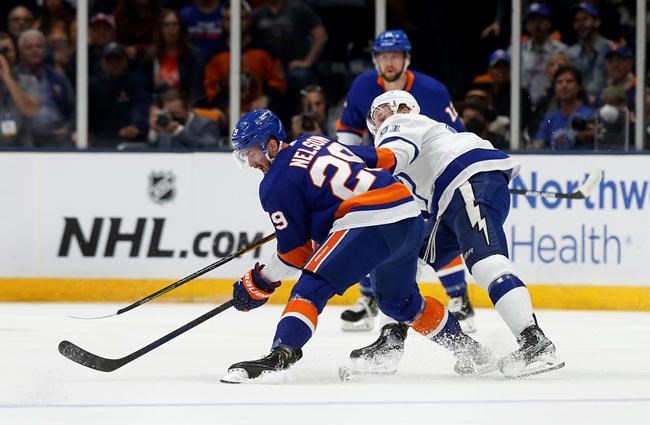 Martin, Pulock help Isles top Lightning 3-2 to tie series | iNFOnews.ca CP860283066