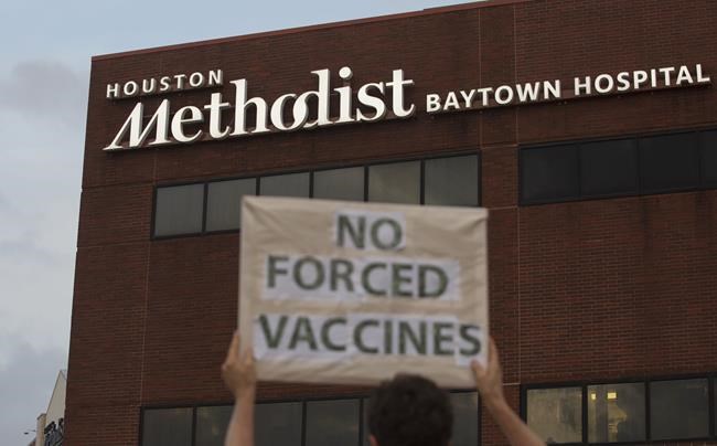 Houston hospital workers fired, resign over COVID-19 vaccine | iNFOnews.ca