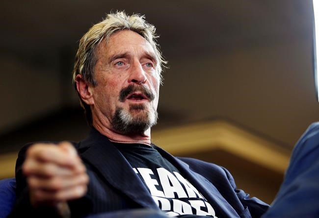 Antivirus pioneer John McAfee found dead in Spanish prison | iNFOnews.ca CP1636962190