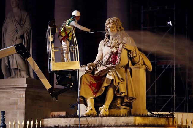 French Black activist fined for defacing colonial statue | iNFOnews.ca CP1562911305