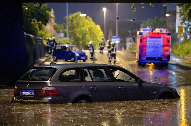 Torrential rain hits Germany leading to accidents, floods | iNFOnews.ca CP601740816