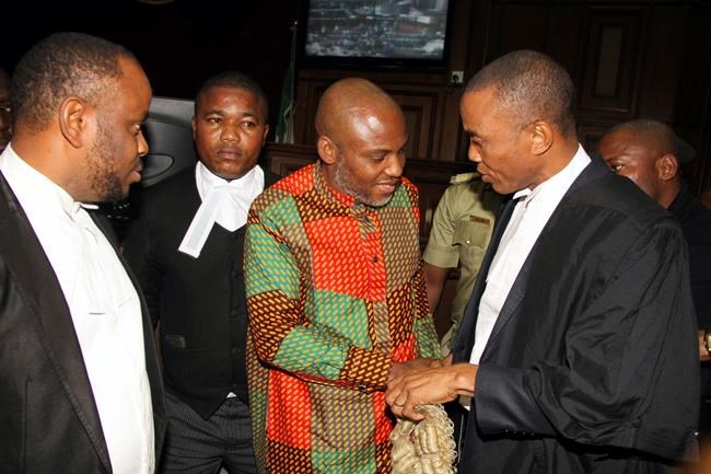 Leader of Nigerian separatist group arrested, faces trial | iNFOnews.ca