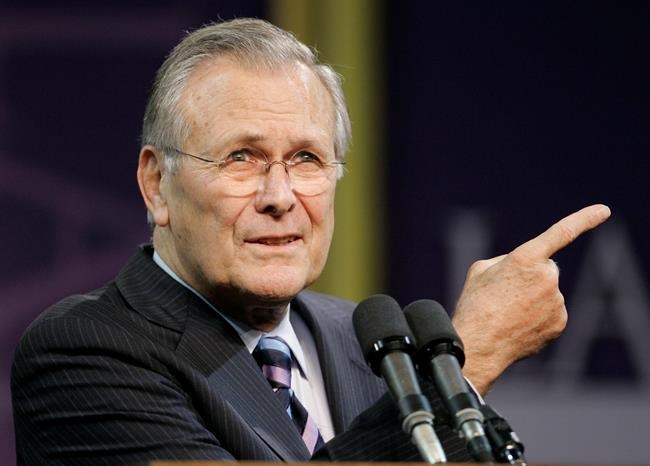 Rumsfeld, a cunning leader who oversaw a ruinous Iraq war | iNFOnews.ca