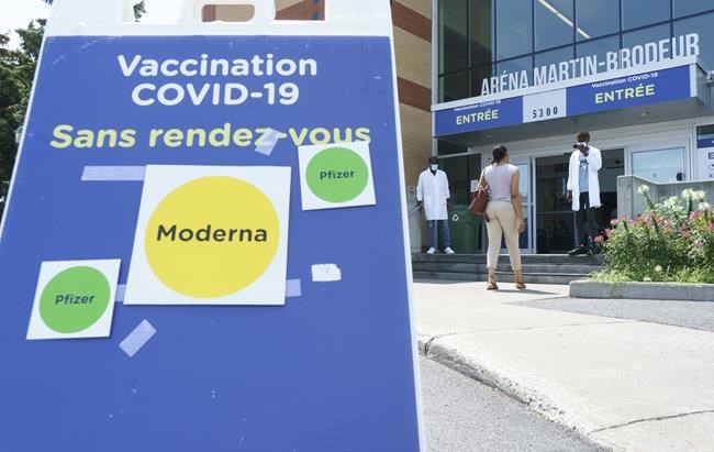 Technical difficulties on first day to register in Quebec vaccination lottery | iNFOnews.ca CP796868021