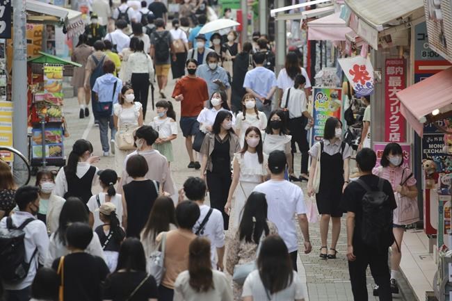 Tokyo sets another virus record days after Olympics begin | iNFOnews.ca CP817759906