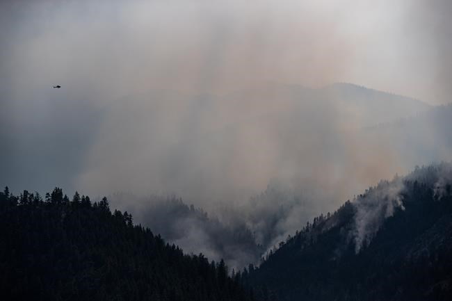 White Rock Lake fire jumps Highway 97 just south of Monte Lake: wildfire service | iNFOnews.ca