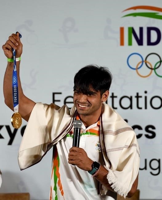 Olympic gold medalist Chopra returns to India as superstar | iNFOnews.ca