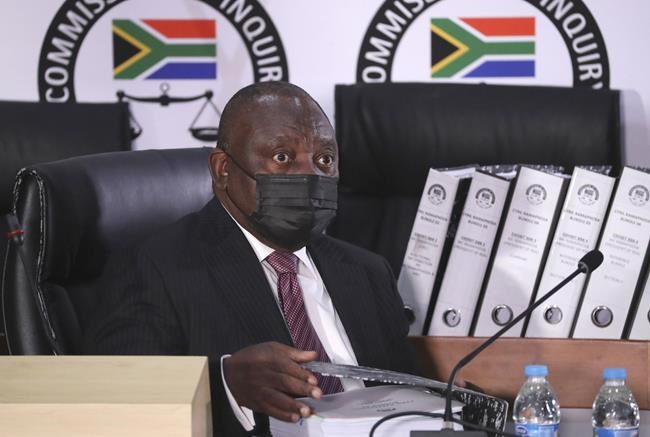 South African president testifies at inquiry into corruption | iNFOnews.ca