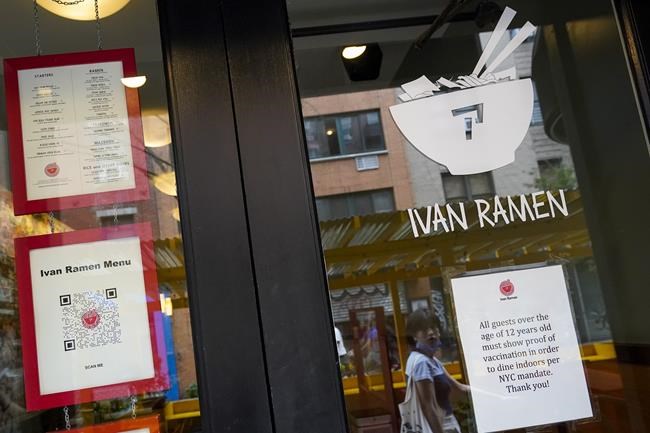 No shot, no proof, no service: NYC businesses begin checks | iNFOnews.ca No shot, no proof, no service: NYC businesses begin checks | iNFOnews.ca