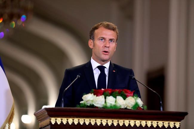 France's Macron visits Iraq's Mosul destroyed by IS war | iNFOnews.ca