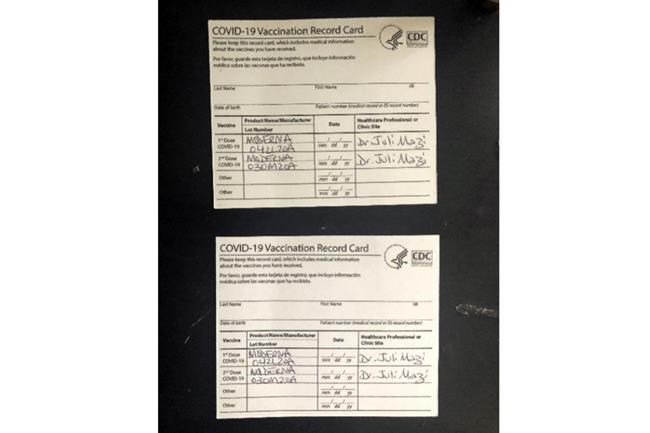 'AntiVaxMomma' accused of selling bogus vaccination cards | iNFOnews.ca
