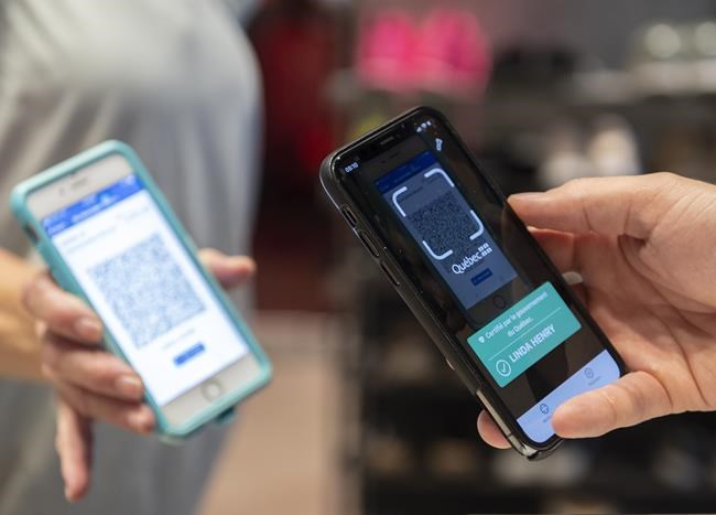 Quebec launches COVID-19 vaccine passport system across province | iNFOnews.ca