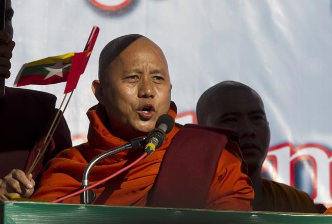 Firebrand Myanmar monk Wirathu released from prison | iNFOnews.ca