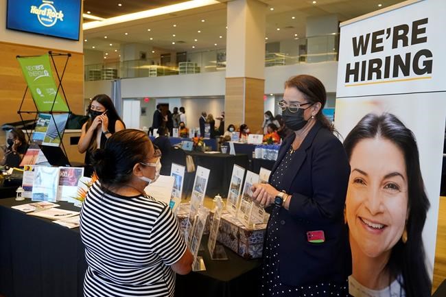 US jobless claims reach a pandemic low as economy recovers | iNFOnews.ca CP1859093125