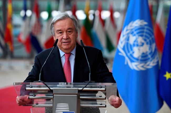 UN chief: World is at `pivotal moment' and must avert crises | iNFOnews.ca