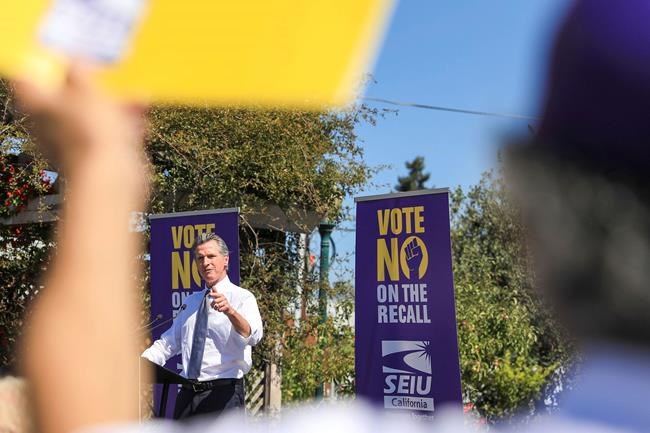 Newsom, GOP rivals seek votes in recall's final weekend | iNFOnews.ca