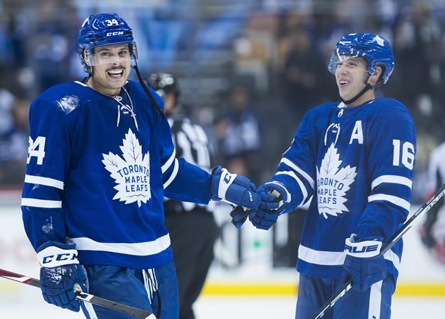 Leafs' Matthews, Marner focused on the present following another playoff disaster | iNFOnews.ca CP850257577
