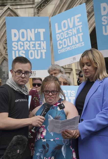 Woman with Down syndrome loses UK abortion law challenge | iNFOnews.ca