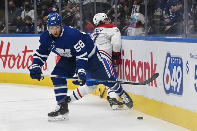 Tavares, Leafs down Canadiens in pre-season action as fans return to Scotiabank Arena | iNFOnews.ca CP785889588