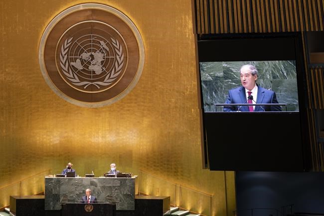Syria says doors open to refugees, despite contrary claims | iNFOnews.ca CP1863518597